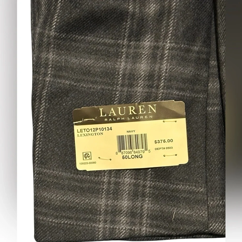 Lauren Ralph Lauren Mens UltraFlex Lexington Classic Fit Plaid Blazer Blue50L